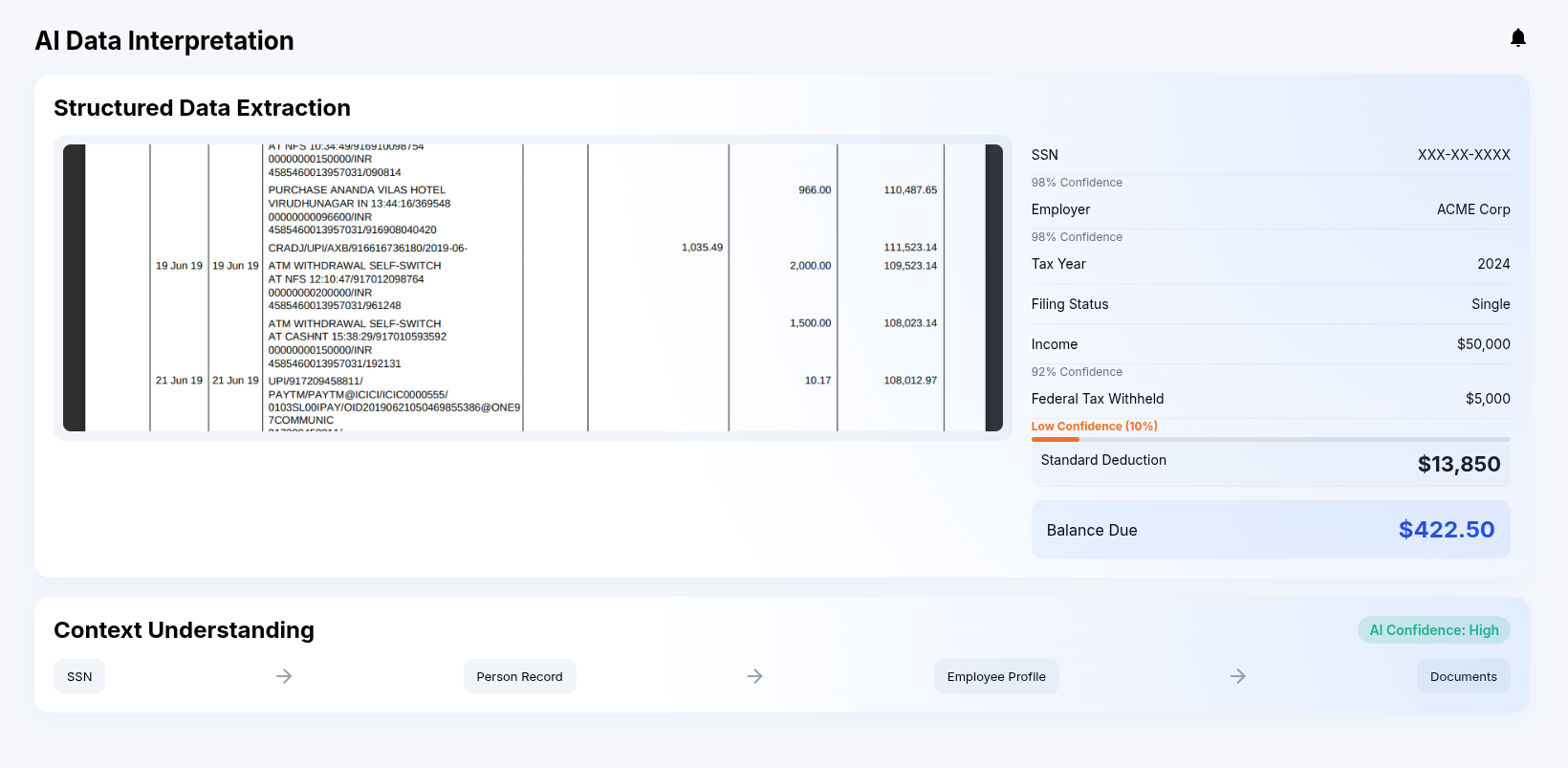 Intelligent Data Interpretation preview